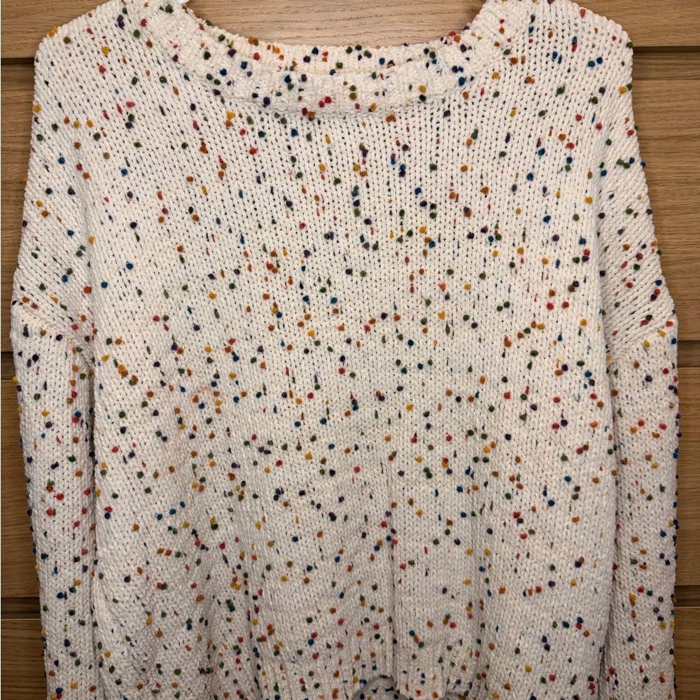 SHEIN Multicolor Speckled Knit Sweater
